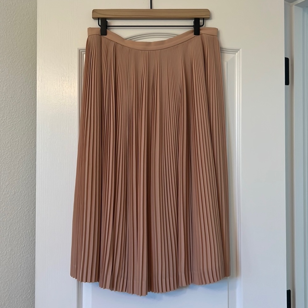 J Crew Accordion Pleat MIDI Skirt 12